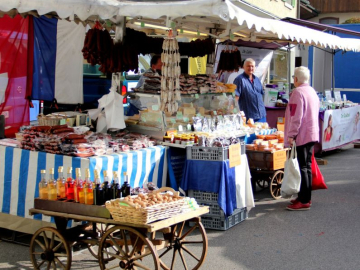 Frühlingsmarkt Stand in Bohnygasse