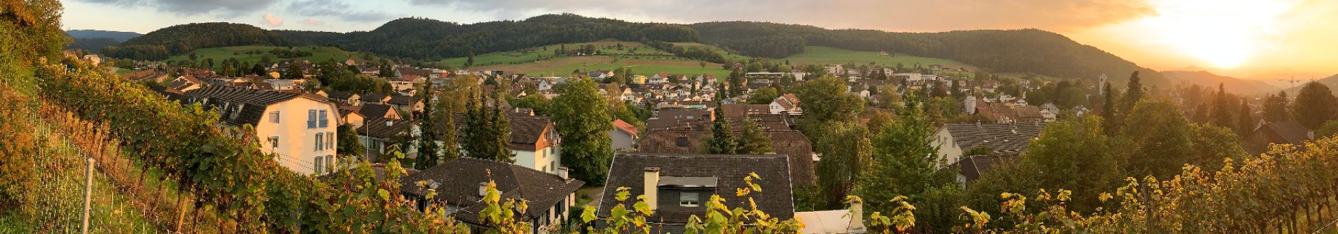 Blick vom Friedhof